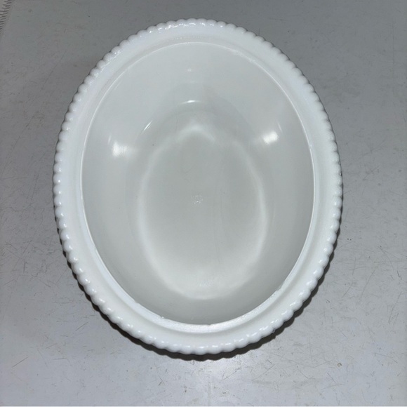 Vintage 1950’s Westmoreland milk glass chicken‎ rooster container nest bowl - Picture 8 of 16